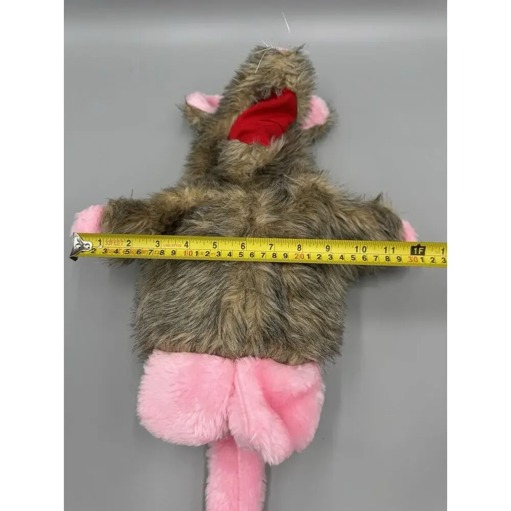Vintage Playful Puppets That Swallow MOUSE Rat Full Body Hand Puppet Plush USA